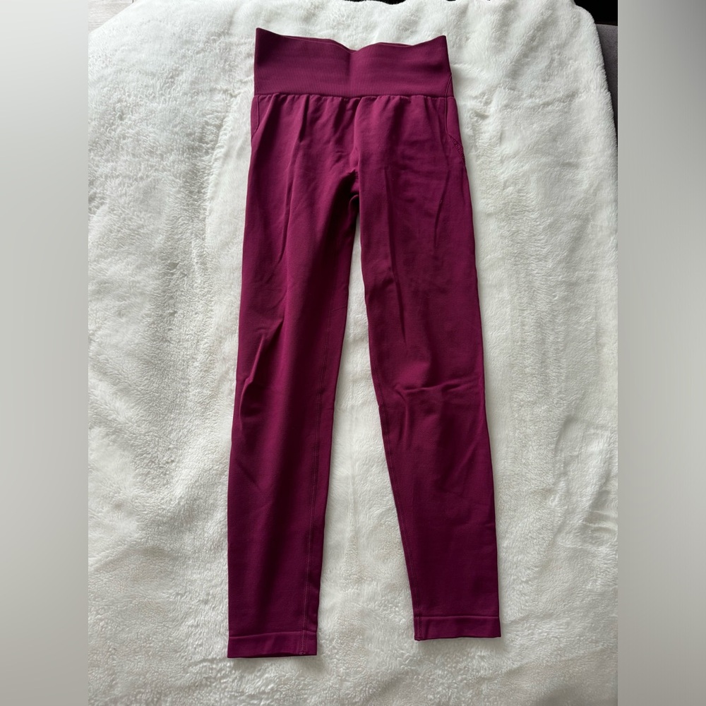 Stylish Burgundy Leggings